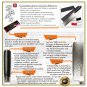 Nakiri Knife Damascus Japanese VG10 Stainless Steel Chef Vegetable Kitchen Black