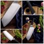 Cleaver Knife 7.7 Inch 3 Layers AUS-10 Japanese Steel Kitchen Knives Vegetables