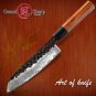 Santoku Knife Hand Forged Kitchen Knives 7 inch 3 layers Japanese AUS10 Steel