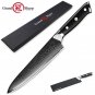 Chef Knife 8 Inch Japanese Damascus Stainless Steel Kitchen Knives Cooking Tools