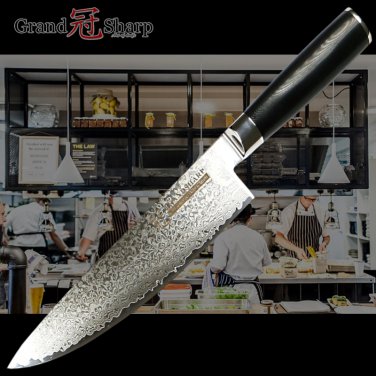 Chef Knife 8 Inch Damascus 67 Layers Japanese Stainless Steel vg10 Kitchen Knife