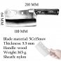 Cleaver Knife Chef Kitchen Knives Butcher Meat Hatchet Outdoor Camping BBQ Tool