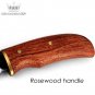 Hunting Knife Fixed Blade Tactical Outdoor Camping BBQ Tools Leather Scabbard