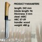 Hunting Knife Handmade Forged Hammered Chef Kitchen Knives Cleaver Outdoor Tools