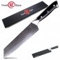 Chef's Knife Kiritsuke vg10 Japanese Damascus Steel Kitchen Knives PRO Cuisine