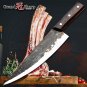 Traditional Chinese Knife Handmade Clad Steel Kitchen Knives Chef Slicing Knife