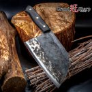 Handmade Forged Chef Knife Clad Steel Forged Chinese Cleaver Kitchen Knives Meat Vegetables Slicing