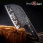 Handmade Forged Chef Knife Clad Steel Forged Chinese Cleaver Kitchen Knives Meat Vegetables Slicing