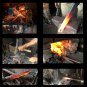 Handmade Forged Chef Knife Clad Steel Forged Chinese Cleaver Kitchen Knives Meat Vegetables Slicing