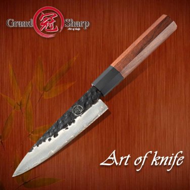 Japanese Petty Knife 5.7 inch AUS-10 3 Layers Steel Mini Chef Kitchen Knives