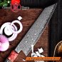 Japanese Chef's Knife 67 Layers Japanese Damascus Steel Kitchen Knives Slicing Cooking Tools