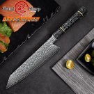 Japanese Damascus Knife Chef Knife vg10 Japanese Damascus Kiritsuke Kitchen Knifes Glow Handle