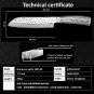 Knife Set 2 pcs Santoku Paring Knife vg10 Japanese Damascus Kitchen Knives Fruits Vegetables Slicing