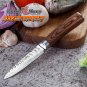 Knife Set 2 pcs Santoku Paring Knife vg10 Japanese Damascus Kitchen Knives Fruits Vegetables Slicing