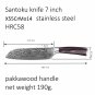 Santoku knife stainless steel japanese kitchen knives sushi sashimi vegetables