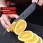Chef knife high carbon stainless steel sanding laser Damascus pattern