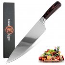 8 Inch High Quality Chef Knife High Carbon AUS-8 Japanese Stainless Steel Pakka Handle