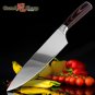 8 Inch High Quality Chef Knife High Carbon AUS-8 Japanese Stainless Steel Pakka Handle
