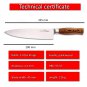 200 mm Chefs Knife Japanese Style Kitchen Cutlery Meat Cleaver Stainless Steel