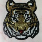 Tiger sequin patch, sequin letter patch jacket supplies, t-shirt