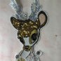 Large Christmas deer patch  sequin  costume decoration applique patch