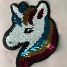 unicorn sequin patch sequined unicorn patch sequin patch T-shirt dress decorative applique