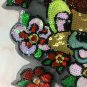 Large fox flower sequin patch sequined fox patch T-shirt jeans dress decorative applique