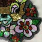 Large fox flower sequin patch sequined fox patch T-shirt jeans dress decorative applique