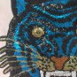 Blue Tiger Sequin Patch Sequin Tiger Patch T-Shirt Jeans Patch