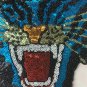 Blue Tiger Sequin Patch Sequin Tiger Patch T-Shirt Jeans Patch