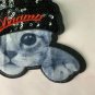 Printed cat sequin patch, sequin letter patch jacket supplies, t-shirt