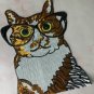 Large eye cat sequin patch, sequin letter patch jacket supplies, t-shirt