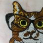Large eye cat sequin patch, sequin letter patch jacket supplies, t-shirt