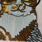 Large eye cat sequin patch, sequin letter patch jacket supplies, t-shirt