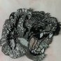 Gold and silver tiger sequin patch, sequin letter patch jacket supplies, t-shirt