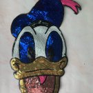 Extra large cartoon anime Donald Duck sequin patch Sequin PatchT-Shirt Sequin Applique