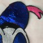 Extra large cartoon anime Donald Duck sequin patch Sequin PatchT-Shirt Sequin Applique