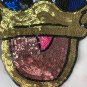 Extra large cartoon anime Donald Duck sequin patch Sequin PatchT-Shirt Sequin Applique