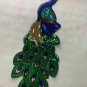 Peacock sequin patch retro flower sequin patch T-shirt jeans dress decoration decal