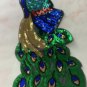 Peacock sequin patch retro flower sequin patch T-shirt jeans dress decoration decal