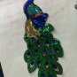 Peacock sequin patch retro flower sequin patch T-shirt jeans dress decoration decal