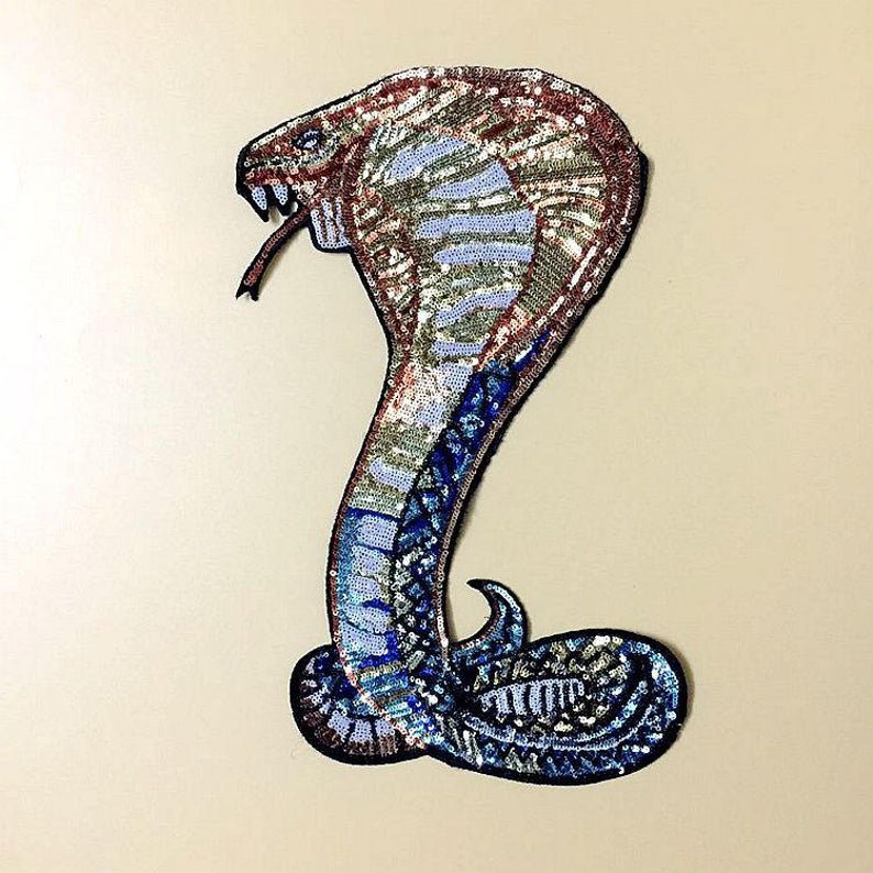 Snake sequin patch sequin snake patch T-shirt jeans patch