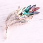 Fashion creative personality crystal glass brooch brooch women's clothing accessories accessories