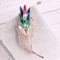 Fashion creative personality crystal glass brooch brooch women's clothing accessories accessories