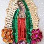 Guadalupe sequin patch, Our Lady Guadalupe Sequin Applique, Mexican Virgen de Guadalupe sequin patch
