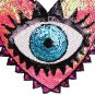 Heart Sequins Patch,Heart Eye Patch,Embroidered Patch,Sew On Patch,Iron On Kid,For Shirt