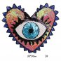 Heart Sequins Patch,Heart Eye Patch,Embroidered Patch,Sew On Patch,Iron On Kid,For Shirt