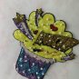 Cartoon cake love five-pointed star sequin patch, sequin letter patch jacket supplies, t-shirt