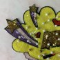 Cartoon cake love five-pointed star sequin patch, sequin letter patch jacket supplies, t-shirt
