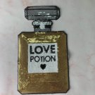 Brown letter sequin bottle patch, sequin patch, sequin letter patch jacket supplies